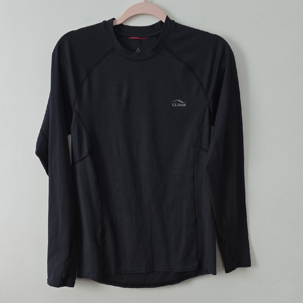 L.L.Bean Midweight Base Layer Crew Long Sleeve Men's Small Regular